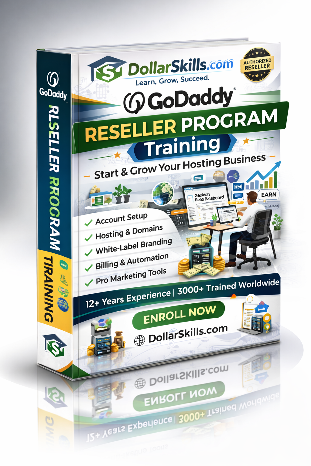 GoDaddy Reseller Training - 7 Days Live 1-on-1 Practical