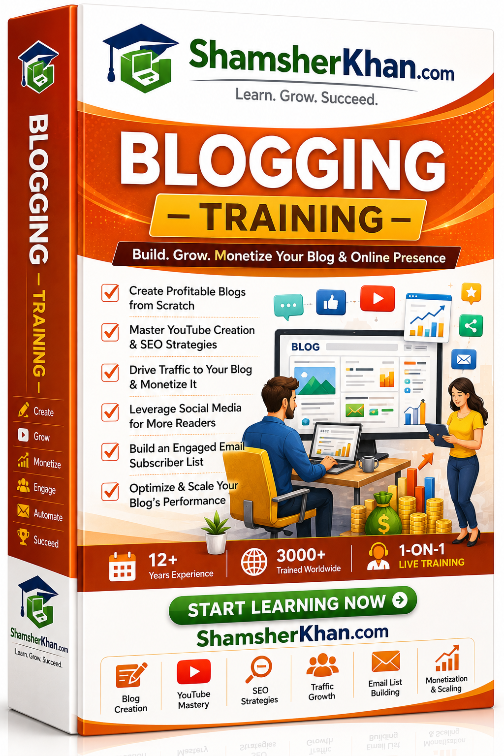 تدريب احترافي على التدوين - 7 أيام مباشرة عبر الإنترنت