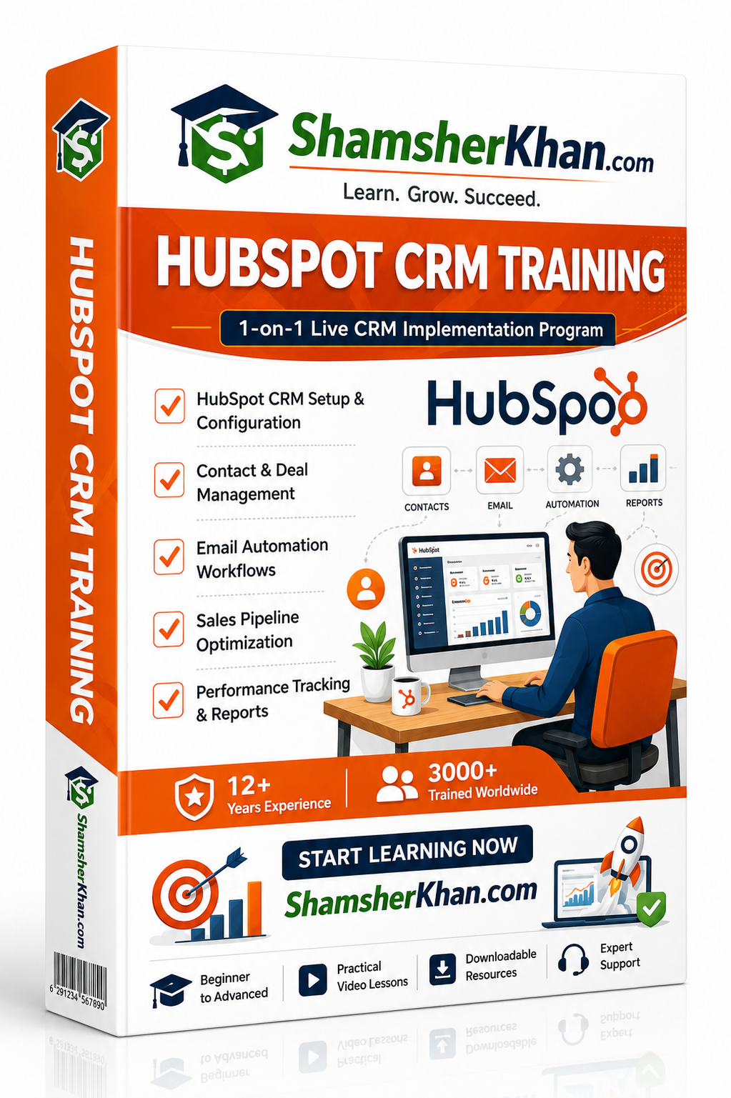 تدريب مباشر 1-1 على Hubspot CRM لمدة 7 أيام