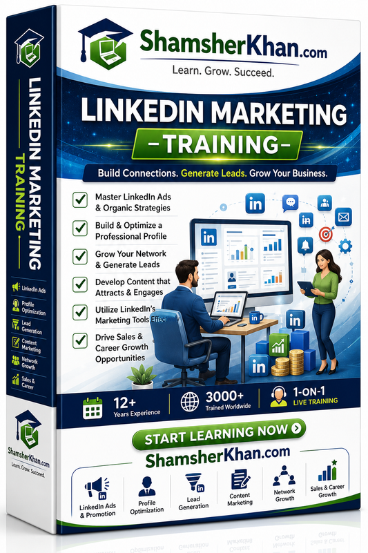 تدريب LinkedIn على التسويق - 7 أيام مباشرة عبر الإنترنت