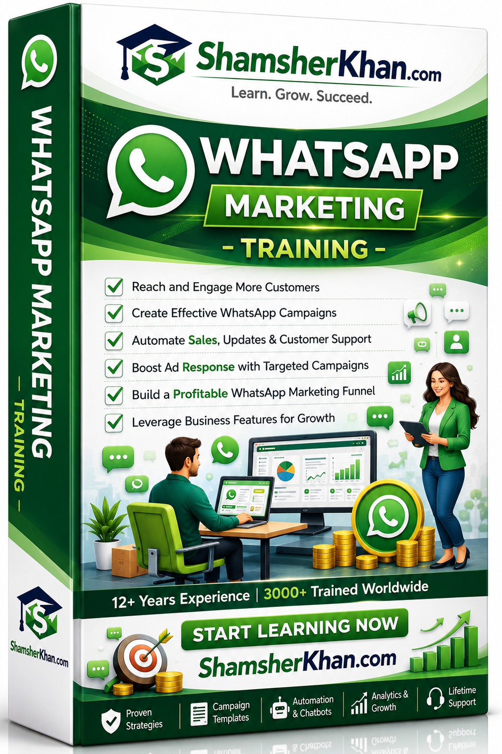 Capacitación en marketing por SMS y Whatsapp: 7 días en vivo 1 a 1 en línea